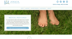 Desktop Screenshot of momentumfootandankle.com